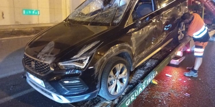 Estado en el que ha quedado el Seat Ateca.