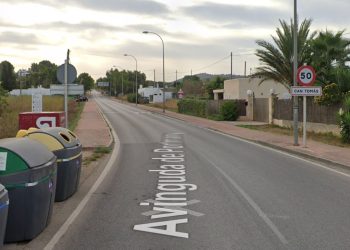 Acceso al barrio de Can Tomàs. Foto: Google Street View
