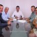 Un momento de la firma de los convenios. Foto: Ayuntamiento de Sant Antoni