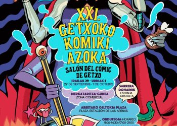 Cartel de la nueva edición del Salón. dibujado por la ibicenca.