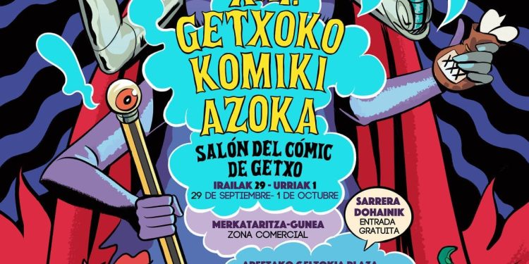 Cartel de la nueva edición del Salón. dibujado por la ibicenca.