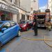 Intervención de los bomberos y la Policía Local de Ibiza en el restaurante. Fotos: Policia Local d'Eivissa