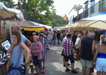 Imagen de archivo del mercadillo de Sant Joan.