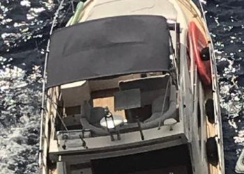 Imagen de la embarcación publicada por Salvamento Marítimo en sus redes sociales.