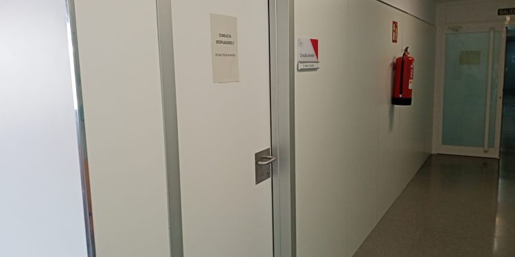 Consulta de desplazados del centro de salud de Santa Eulària. Foto: Área de Salud de Ibiza y Formentera