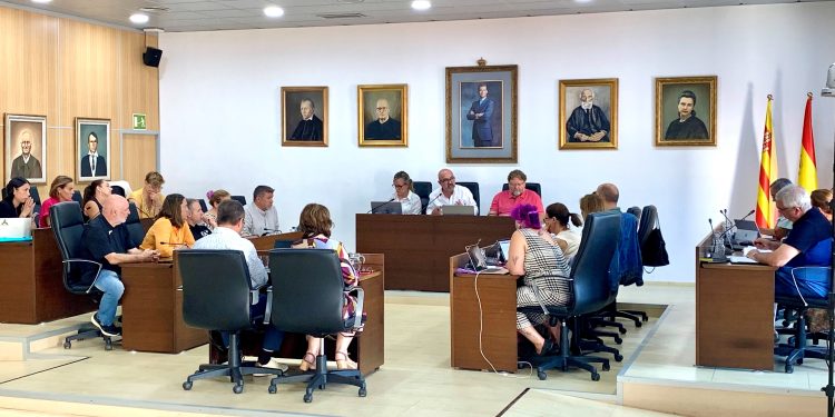 Pleno celebrado hoy. Foto: Ayuntamiento de Sant Josep