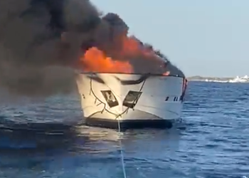 Imagen del vídeo de Salvamento Marítimo.