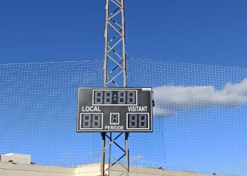 Un nuevo marcador, entre las mejoras llevadas a cabo. Fotos: Ayuntamiento de Sant Josep