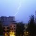 Una tormenta sobre Ibiza en una imagen de archivo.