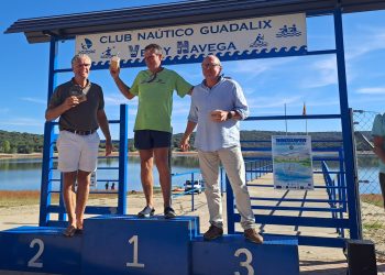 Lluis Colome, en lo alto del podio fue primero en categoria Heavy.