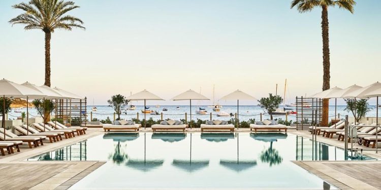 Nobu Ibiza Hotel, uno de los hoteles de lujo de la isla.