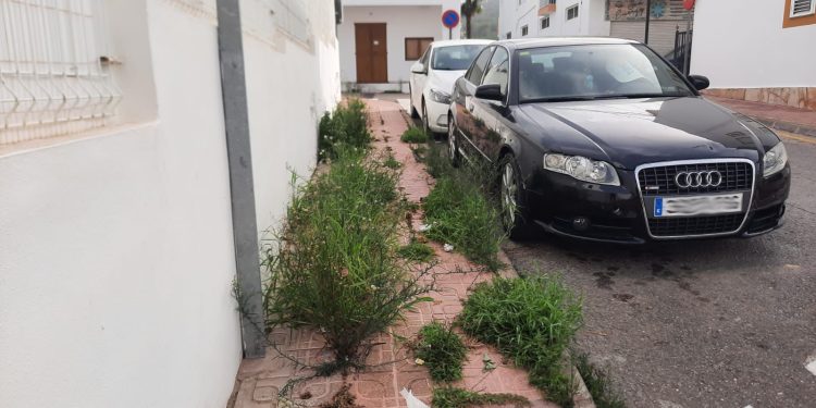 Imagen de una calle de Sant Antoni aportada por el grupo municipal socialista