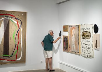 Obras de la exposición. Fotos: Consell de Ibiza