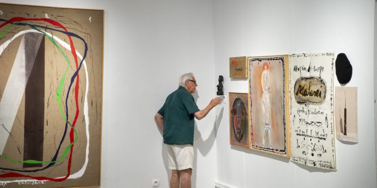 Obras de la exposición. Fotos: Consell de Ibiza