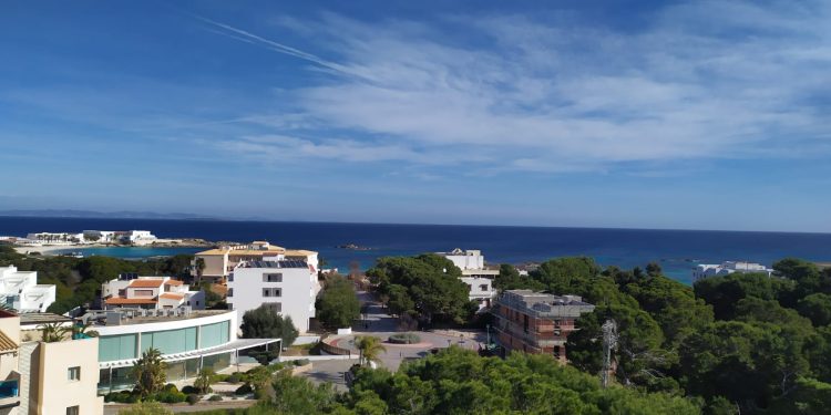 Fotografía de es Freus tomada desde la perspectiva de la cámara. Foto: Gradiant