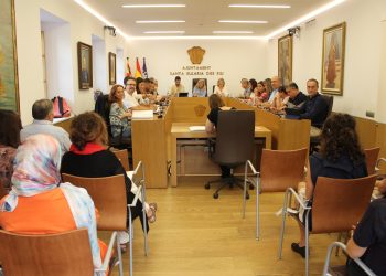 Imagen del pleno celebrado hoy. Foto: Ayuntamiento de Santa Eulària