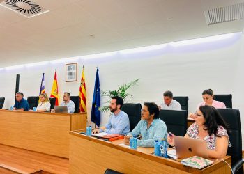 Imagen del pleno celebrado ayer. Foto: Ayuntamiento de Sant Joan