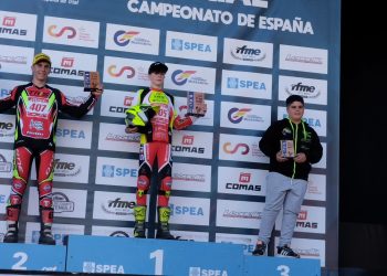 Xicu Marí, tercero en el podio. Foto: Motoclub Formentera i Eivissa