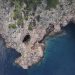 Las prácticas se han realizado esta mañana en la zona de cala Aubarca. Fotos: Bombers d'Eivissa