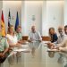 Encuentro mantenido hoy entre las administraciones locales e insular y la Guardia Civil. Foto: Consell de Ibiza