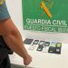 Los teléfonos móviles sustraídos, en una imagen de la Guardia Civil.