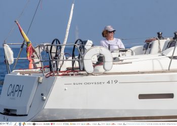 La embarcación ganadora. Foto: Pep Portas