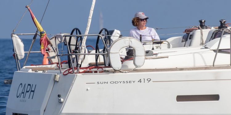 La embarcación ganadora. Foto: Pep Portas