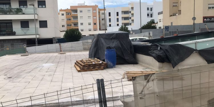 Obras en la futura Escuela de Música de Santa Eulària. Foto: PSOE de Santa Eul