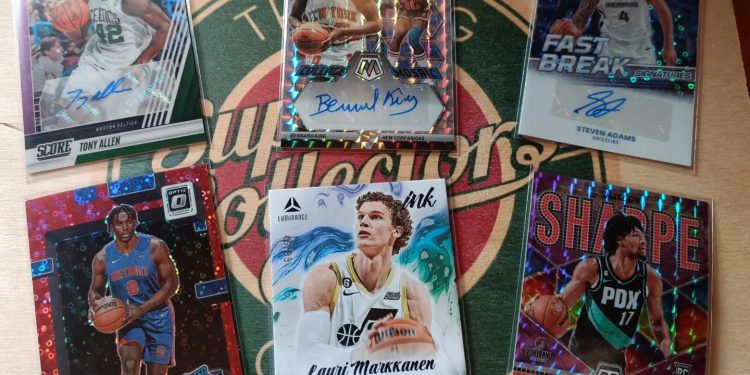 Cards de la NBA de Supercollectos, una de las tiendas participantes en el evento.