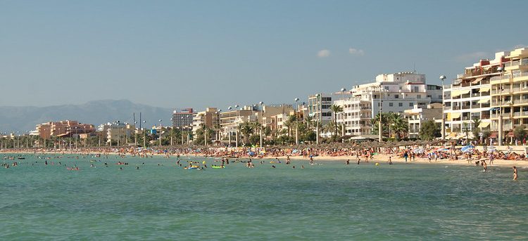 Zona de Playa de Palma. Foto Kačka a Ondra