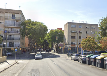 Calle Indalecio Prieto de Palma donde han sucedido los hechos.