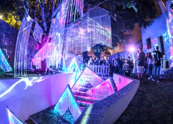 Una imagen de una edición anterior del Ibiza Light Festival.