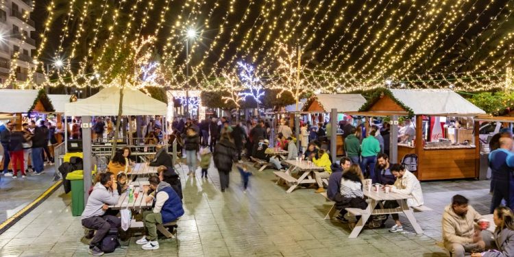 Imagen del Mercat de Nadal de Sant Antoni.