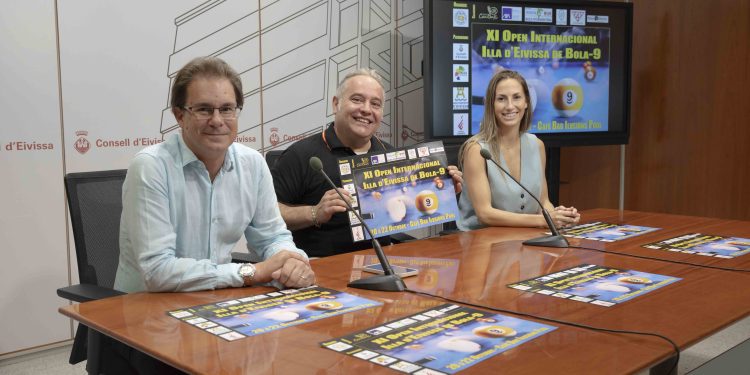 Presentació del torneig de billar. Foto: Consell d'Eivissa