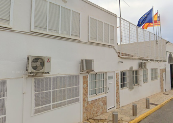 Fachada de la cárcel de Ibiza