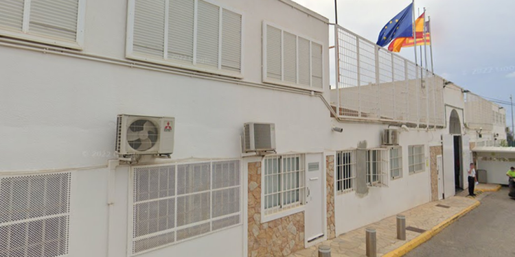 Fachada de la cárcel de Ibiza