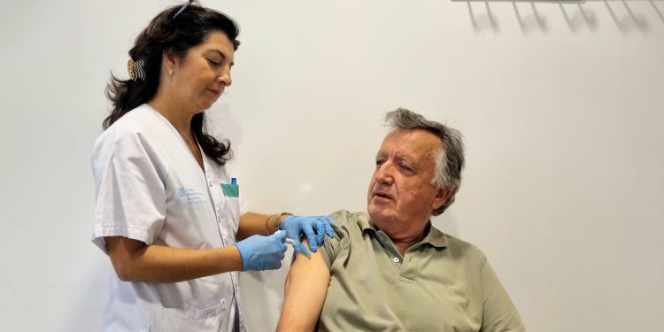 Una enfermera del Centro de Salud Vila