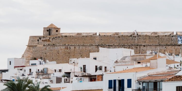 Imagen del baluarte de Santa Llúcia de Dalt Vila