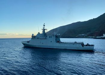 El buque de acción marítima 'Rayo'. Foto: Estado Mayor de la Defensa