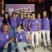 Miembros de la asociación, en la gala benéfica. Foto: Apaac