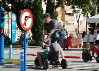 El circuit d'Educació Viària ha set una de les activitats. Fotos: Ajuntament d'Eivissa