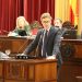El vicepresidente y conseller de Economía, Hacienda e Innovación, Antoni Costa, en una sesión plenaria.