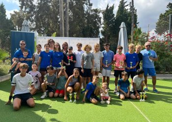 Entrega de premios del I Torneo de Otoño de Tenis. Foto: Ibiza Club de Campo