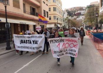 Una movilización para el incremento de las pensiones en Baleares.