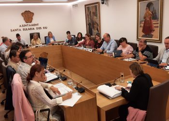 Imagen del pleno celebrado hoy. Foto: Ayuntamiento de Santa Eulària