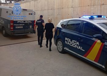Imagen de una de las dos mujeres detenidas facilitada por la Policía Nacional