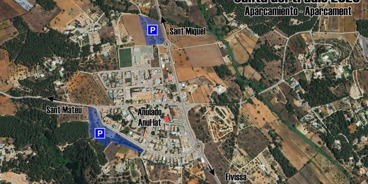 Estacionamientos disuasorios habilitados en Santa Gertrudis.