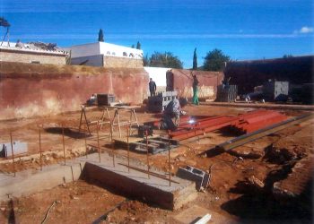 Una imagen de las obras facilitada por el Ayuntamiento de Santa Eulària.
