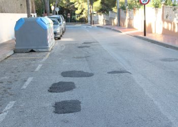 Estado actual de la calle Puig d'en Vinyets.