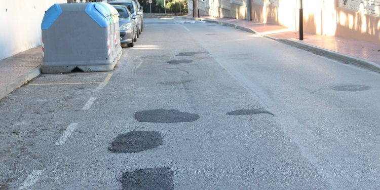 Estado actual de la calle Puig d'en Vinyets.